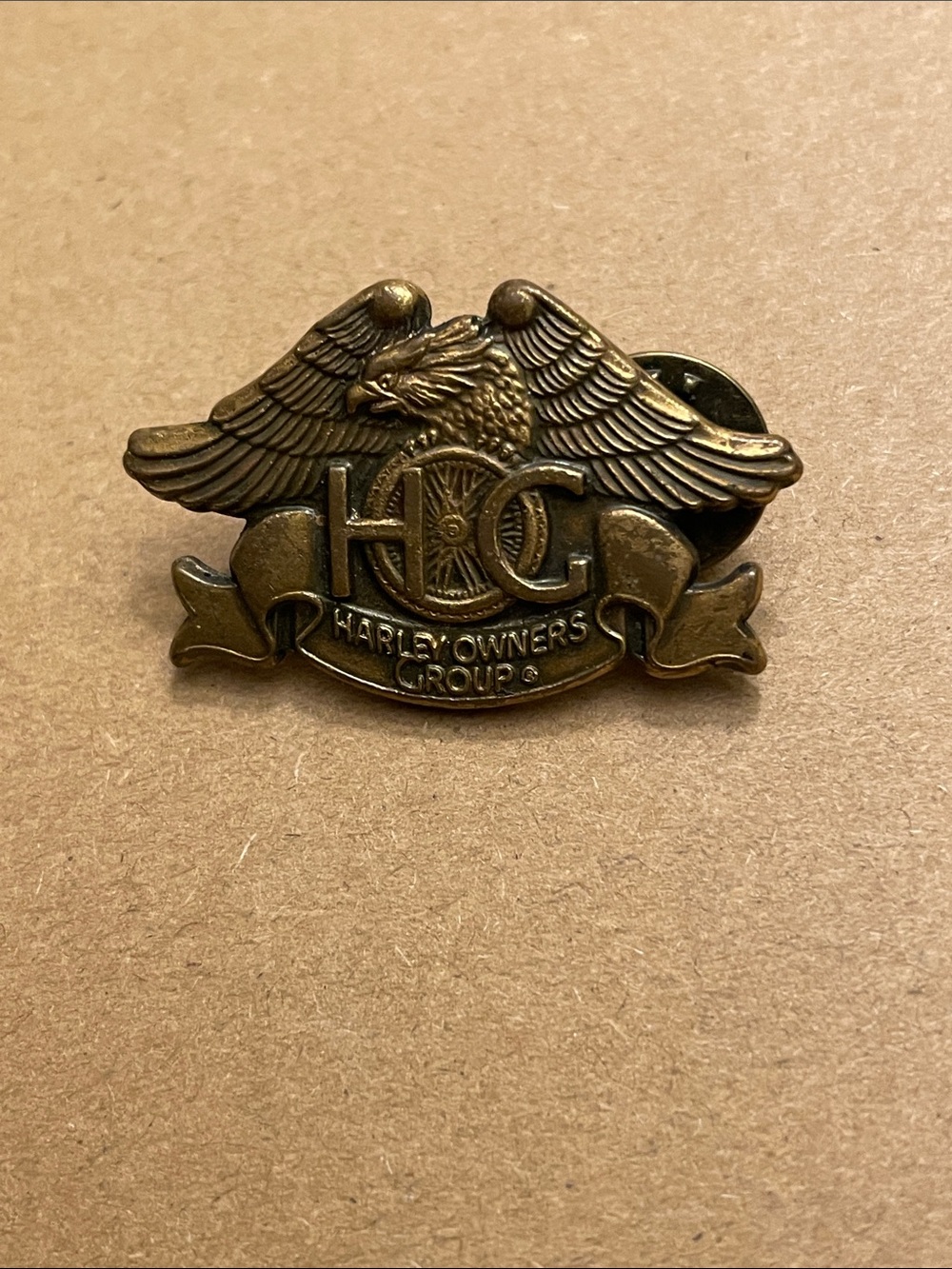 Harley-Davidson Bronze Tone Eagle HOG Cuff Links